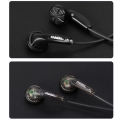 FAAEAL Iris Ancestor Earphone Super Bass 3.5mm Wired Headphone Without/With Microphone Headset Balanced Sound Flat Head Earbuds.