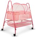 New Born Baby Swing Cradle | with Mosquito Net | No 208 | Cradle with Swing Baby Bedding | Baby Sleep Swing Cradle for 0 to 12 Month Boys And Girls | Comfortable and Safety | Mummy's Best Choice. 