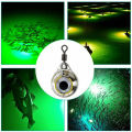 1pcs Mini Fishing Lure Light LED Deep Drop Underwater Eye Shape Fishing Squid Fishing Bait Luminous Lure for Attracting Fish. 