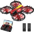 Mini Drone with Camera for Kids Adults,Cool Toys Gifts for Boys Girls Teenagers,FPV Skyquad Drone Small Hobby RC Quadcopter with Headless Mode,360° Flip and Propeller Full Protect for Beginners. 