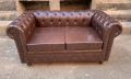 Office sofa/chesterfield sofa two seater(available in any colour fabric and leather cofirm colour before order). 