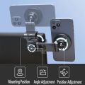 For Tesla Model 3 X Y S BYD Center Control Display Slide Rail Phone Holder Magnetic Car Phone Holder for iPhone 15 14 13 12.