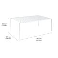 Kitchen Storage Iron Inside Cabinet Rack In Black, Multi-purpose Space Saving Home and Kitchen Accessories Organizers Shelf. 
