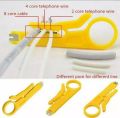 Crimping Tool for 4P/6P/8P, RJ-11/RJ-12/RJ-45 Network and Telephone Cables - Modular Telecom Crimping Tool Network Cable Pliers Ratchet Crimping Pliers (Crimper). 