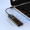 DM HD990 M.2 NVME SSD Enclosure USB3.2 Type-C Converter Adapter Enclosure Case Solid State 10Gbps Fast Speed Hard Disk Box Support 4TB Capacity. 