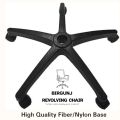 Office Revolving Chair Fiber Base Body part with wheels Universal Size Suitable for all Revolving/Executive/Gaming Chairs. 