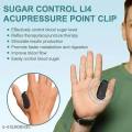 Sugar Control L14 Acupressure Point Clip - Improve Blood Flow, Control Sugar Level , Tension, Headache. 