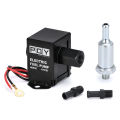 Universal 12V Electronic Inline Fuel Pump 4-7PSI High Pressure 90LPH Gas Petrol Diesel Compatible 40104 40106 40107 P502. 