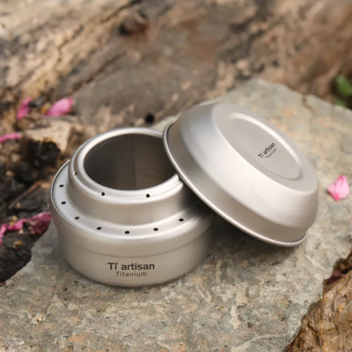 Tiartisan%20Titanium%20Ultralight%20Portable%20Mini%20Alcohol%20Stove%20Outdoor%20Camping%20Liquid/Solid%20Alcohol%20Pocket%20Stove%20With%20Cover/Stand%20-%20Image%203