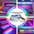 Tuya Bluetooth Smart Led Strip Lights RGB 2835 5V USB Smart Life App Control for Desktop Screen TV BackLight Flexible Diode Tape.