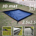 3x3 3D Outdoor Mat Waterproof Camping Oxford Cloth Bottom of Tent 3x4 Large Picnic Mat Camp Bathtub Tent Footprint Beach Blanket. 