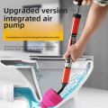 New High Pressure Toilet Unblock One Shot Toilet Pipe Plunger Silicone Quickly Unblock Household Toilet Sewer Dredging Plunger.
