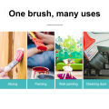 2in Professional Wood Paint Brush Wooden Painting Flat Angled Brush DIY Decorative Tool For Wall Furniture Painting.