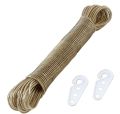 Heavy Duty Wet Cloth Laundry Rope PVC Coated Metal Cloth Drying Wire - 20 metres. 