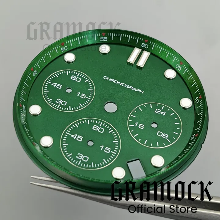 GRAMOCK%2031mm%20Watch%20Modified%20Accessories%20VK63%20Quartz%20Watch%20Dial%204%20Hour's%20Date%20Window%20Luminous%20For%20VK63%20VK64%20Chronograph%20Movement%20-%20Image%202