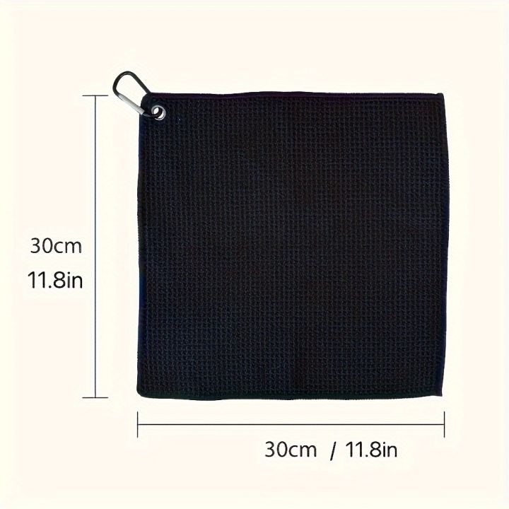 3pcs%20%EF%BC%8830*30cm%EF%BC%893Pack%20Microfiber%20Golf%20Towels%20for%20Golf%20Bags-%20Waffle%20Patterned%20Golf%20Towel%20%E2%80%93%20Machine%20Washable,%20Quick%20Dry%20and%20Super%20Ab%20-%20Image%205