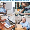 1pc MAC OS Keyboard Shortcut Stickers - Letter Design Laptop Protector for MacBook, Anti-Scratch Hot Key Decals​ Laptop Stickers. 