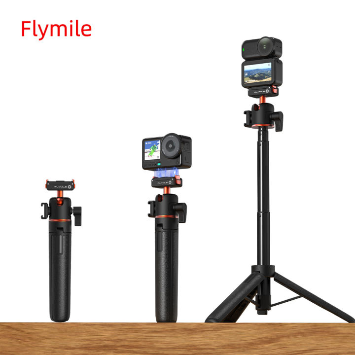 Flymile Adaptateur Magnétique Osmo Action 5 Pro Pour DJI Action 5/4/3 - Montage Rapide + Bouchons Objectif