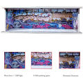 Realistic 1/64 Scale Parking Garage Diorama Kit - Realistic Model Car Display Scene  Car Garage Diorama Miniatures Models Kit. 