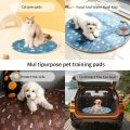 1pcs Cute Waterproof Pet Pee Pad Washable Puppy Training Pad Mat Reusable Anti-Slip Pee Pad Blanket Absorbent Diaper for Dog Cat. 