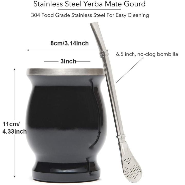 8oz%20Yerba%20Mate%20Gourd%20Set%20Yerba%20Mate%20Cup%20Bombilla%20Mate%20Straw%20and%20Cleaning%20Brush%20Stainless%20Steel%20Double-Wall%20Easy%20to%20Clean%20-%20Image%206