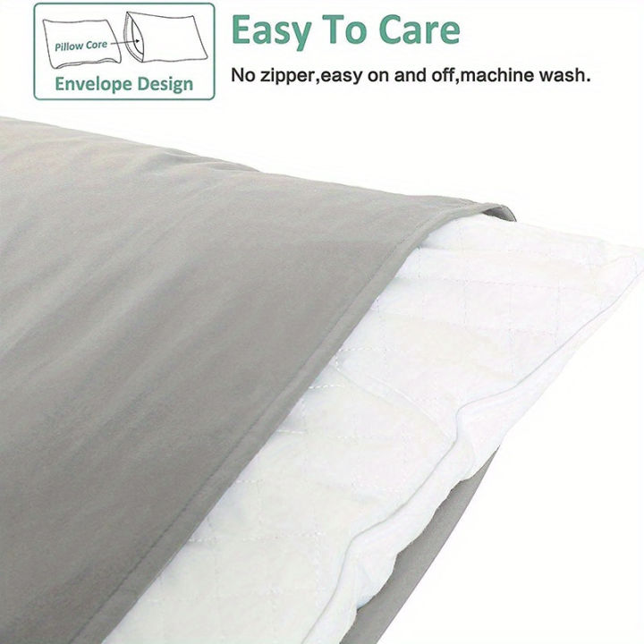 1pc%20100%25%20Cotton%20brushed%20Color%20block%20Pillowcases%20,%20Super%20Soft%20and%20Cozy,%20Wrinkle,%20Fade,%20Resistant%20with%20Envelope%20Closure%20-%20Image%206