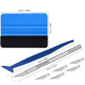 10pcs/set Car Wrapping Tools Kit Vinyl Scraper Cutter Film Squeegee Vinyl Spatulas Plastic Wrap Tools Window Tinting Tools. 