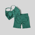 Sports Fitness Hip-lifting Tight Back Cross Running Workout Gym Shorts Breathable Comfortable Sports Suit. 
