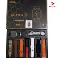I20 ULTRA T10 ULTRA T900 ULTRA Y60 ULTRA Y20 ULTRA  Y80 Ultra H20 Ultra S100 Ultra, I20 Ultra , 7 in 1 Smart Watch 2.02 inch high-definition large screen high configuration version strap + Airpods combination+case. 