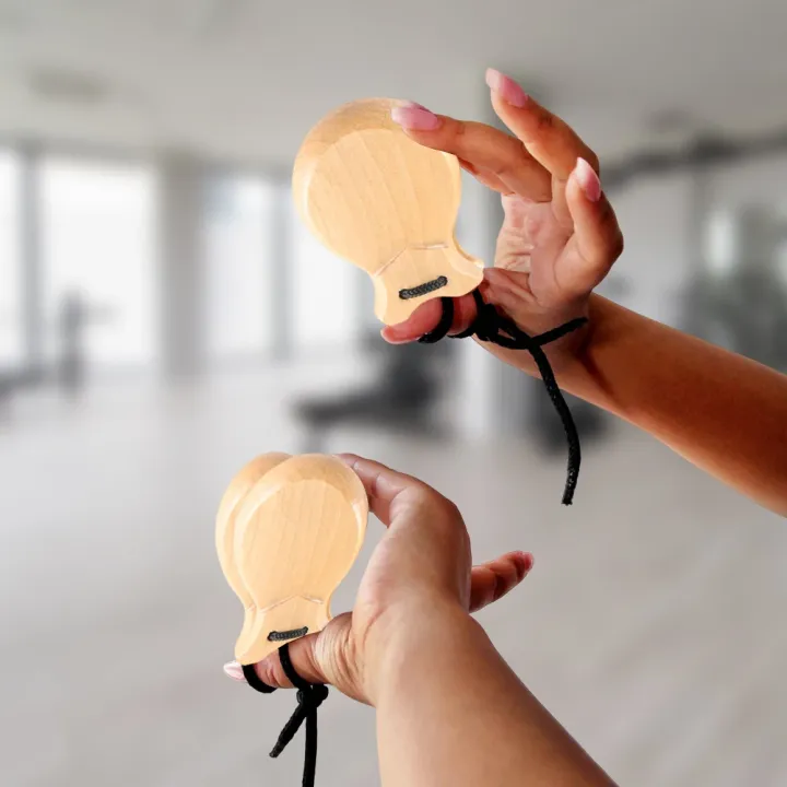 2Pcs Spanish Castanets Traditional Flamenco Dance Castanets with String ...