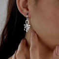 Ankh Eye of Horus Pendant Earrings For Women Ancient Egyptian Amulet Jewelry Accessories.