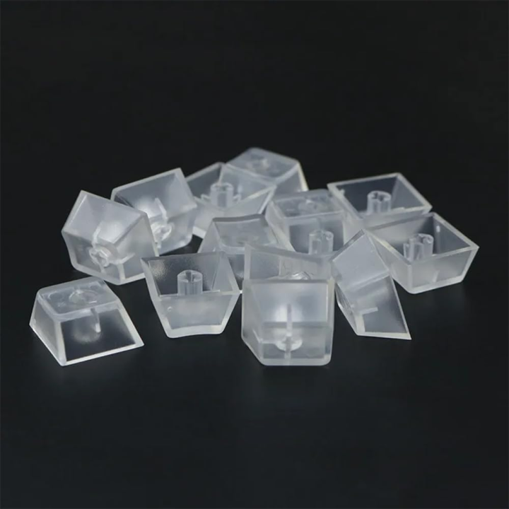 10/20pcs Blank ABS Frosted Translucent 1U R4 Keycaps for Cherry MX Switches Mechanical Keyboard Replacement