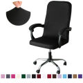 M/L Sizes Office Stretch Spandex Chair Covers Anti-dirty Computer Seat Chair Cover Removable Office Seat Chair Slipcovers. 