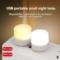 10 Pieces USB Night Light Warm White LED Plug-In Light Bulb Portable Home Environment Light Energy-Saving Reading Night Light. 