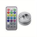Wireless Adhesive LED Car Interior Ambient Light Remote Control Decoration Auto Roof Foot Atmosphere Lamp Bicycle Tail Light. 