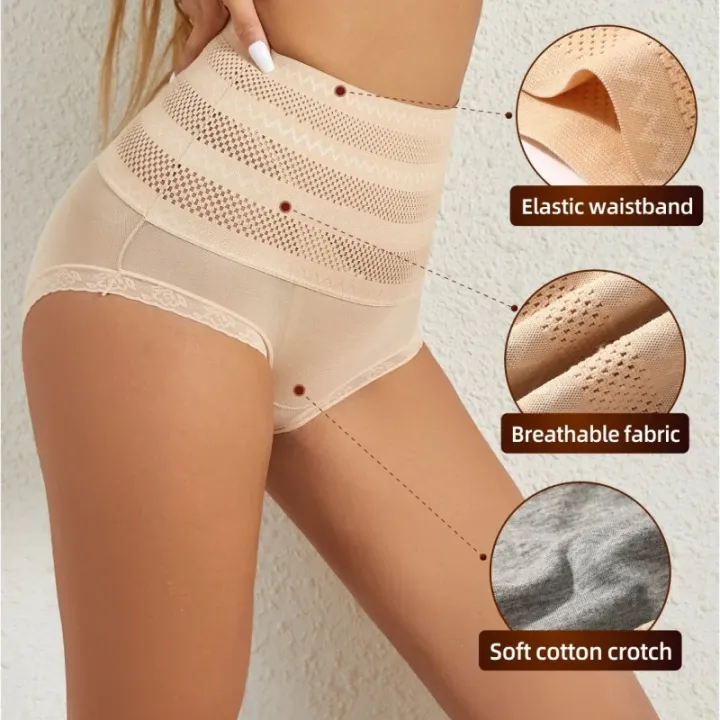 Women's%20Body%20Shaping%20Panties%20Belly%20Tightening%20Pants%20Body%20Lifting%20High%20Waist%20Tummy%20Control%20Hip%20Breathable%20Bottoming%20Underwear%20-%20Image%205