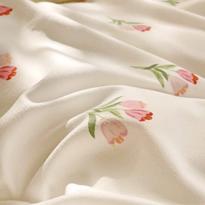 3-piece%20%20Knitted%20And%20Washed%20Double-layer%20Yarn%20Set%20%20Including%20One%20Quilt%20Cover%20And%20A%20Pair%20Of%20Pillowcases%20-%20Image%202