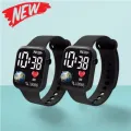 New Combo LED Fashionable Watch, Square LED Digital Sports Watch - Watch For Men - ঘড়ি.