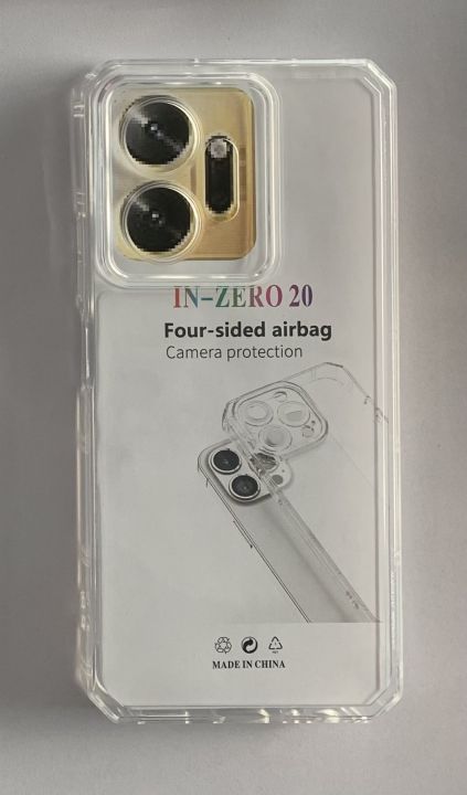 Infinix Zero 20 Airbag Transparent Silicon Back Cover