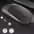 Rechargeable Wireless Mouse Dual Modes Bluetooth-compatible 2.4G USB Silent Ergonomic Mice For Laptop Pad Tablet Macbook Mause. 