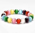 Top Trending 8 mm Natural Rainbow Hand Chain - Brazilian Gemstone Bracelet for Women, Vibrant Colorful Beads, Ideal for Daily Wear, Everyday Accessory|Vibrant Beaded Bracelet|Smooth Texture. 