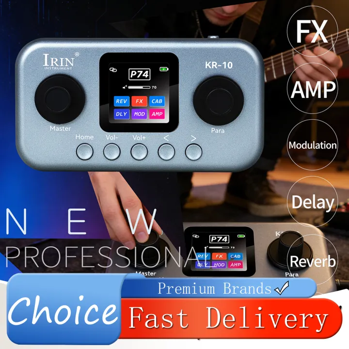 IRIN KR-10 Effect Guitar Bass Pedal Processor Guitar Bass Pedal ...