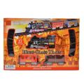 17 Pcs Battery Operated Train Set with Light and Music. 