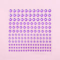 1Sheet 165Pcs 3456mm Rhinestone Stickers Crystal Jewels Stickers Self Adhesive Face Body Gem Stickers DIY Decorative Crafts. 