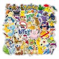 30pcs pokemon stickers kawaii Pikachu stickers for stake board laptops toys kids. 