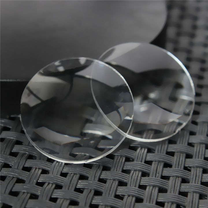10Pcs Dia 25mm BiConvex Clear Lens Convex Glass Lens For  Cardboard Box 3D VR Glasses Magnifying Lens Focal Length 45mm