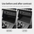 for Mitsubishi Triton 2024 2025 Center Console Anti Slip Pad Protective Mat Accessories Only Fit Without Wireless Charging Model. 