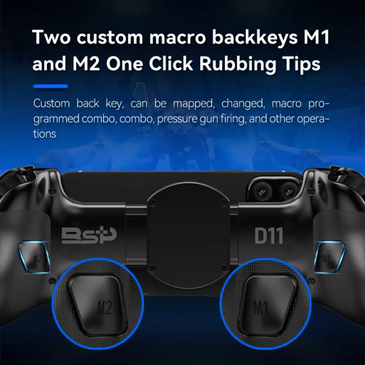 BSP%20D11%20Telescopic%20Game%20Controller%20RGB%20Light%20Mobile%20Phone%20Gamepad%20with%20Turbo/6-axis%20Gyro/Vibration%20for%20Android%20iOS%20PS4%20Switch%20IP%20-%20Image%205