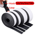 1/3/5 Meter Strong Self Adhesive Hook & Loop Tape Double Sided Heavy Duty Sticky Strap Fastener 20-50 mm for DIY/Craft/Clothing. 