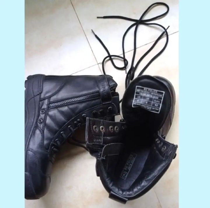 Biker%20boots%20sefty%20for%20men%20outdoor%20100%25%20leatherLow%20Stock%20-%20Image%202